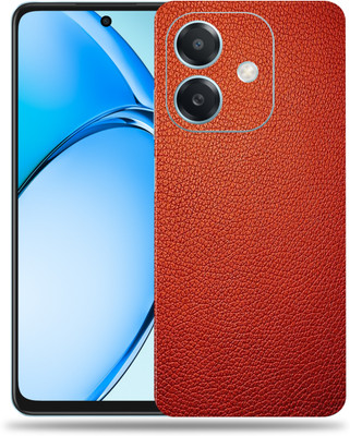 SkinoMania OPPO A3x 5G Premium Vinyl Mobile Skin (Multicolor) Mobile Skin(Red Leather)
