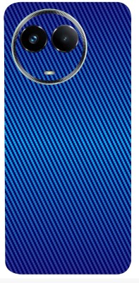 AsSkin Realme Narzo 60X 5G, Narzo 60X 5G Mobile Skin(Mettalic Blue Carbon Fiber)