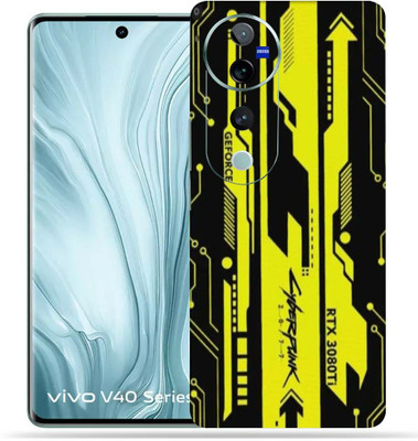 OggyBaba OggyBaba Vivo V40 Mobile Skin(Cyberpunk Yellow Black)