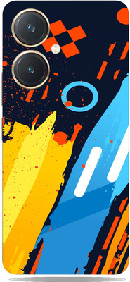 SkinoMania Vivo y27 Mobile Skin(Colorful Pattern Multicolor Mobile Skin)
