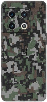 Vcare GadGets One Plus 10 Pro 5G Skin Back Side With Camera Protection High Quality Premium Mobile Skin(Design Military)
