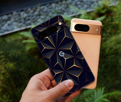 BugguSkin Google Pixel 8 Pro Mobile Skin(Ulltra Super Thunderstm Black Abstract Skin With High Matte Finish., Mobile Skin (Back+Side+Camera))