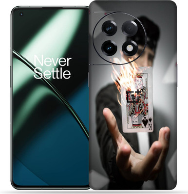 Skinex Oneplus 11R 5G, Burning King Mobile Skin(Multicolor Mobile Skin With camera protector (Back + Camera + Side))