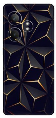 Vcare GadGets Realme GT 6 (5G) Mobile Skin(Black & Gold)