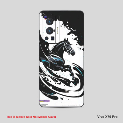 VYBE The Smart Choice Vivo X70 Pro Animal Mobile Skin Mobile Skin(Ceramic, Black A8)