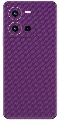 Vcare GadGets Y35 2022 Mobile Skin(Fiber Carbon Purple)