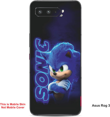 VYBE The Smart Choice Asus Rog 3 Sonic The Hedgehog Embossed Mobile Skin(Dark Slate Blue A5)