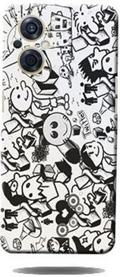 Mclaxa Doodle For OPPO F21S PRO 5G Back Skin, Doodle, OPPO F21S PRO 5G Mobile Skin(Doodle Matte Finish Skin With Super Matte Finish)