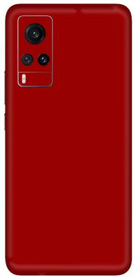 Vcare GadGets Vivo X60 Mobile Skin(Red Matte)
