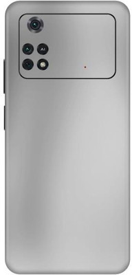 Vcare GadGets Poco M4 Pro Mobile Skin(Silver)