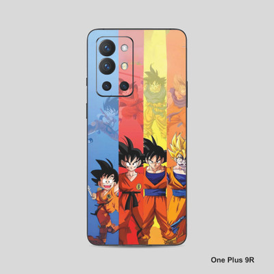 VYBE The Smart Choice One Plus 9R Goku Mobile Skin Mobile Skin(Cyan Blue, Red, Yellow 12)