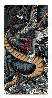 AsSkin Samsung Galaxy S23 Ultra 5g, samsung s23 ultra 5g, Samsung Galaxy Mobile Skin(Ultra Super Dragon Snake Skin With High Matte Finish.)