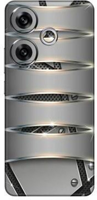 Vcare GadGets Poco F6 (5G) Mobile Skin(Black & Silver)