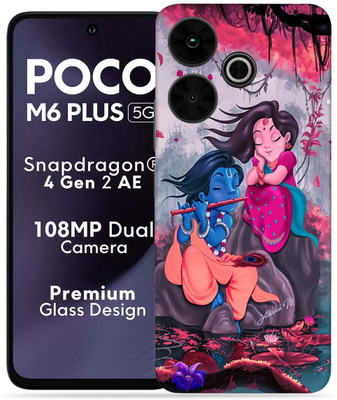 OggyBaba OggyBaba Poco M6 Plus 5g Mobile Skin(krishna-Rukmini)