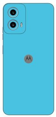 Vcare GadGets Moto G34 (5G) Mobile Skin(Blue Satin)