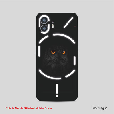 VYBE The Smart Choice Nothing 2 Owl Mobile Skin Mobile Skin(Black 7)