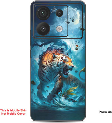 VYBE The Smart Choice Poco X6 Rabbit Embossed Mobile Skin(Wine Berry 1)