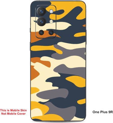 VYBE The Smart Choice One Plus 9R Camouflage Embossed Mobile Skin(Egg White A6)