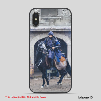 VYBE The Smart Choice iPhone 10 Ertugrul Ghazi Osman Mobile Skin(Grey Blue 6)