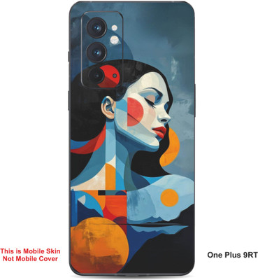 VYBE The Smart Choice One Plus 9RT Pattern Embossed Mobile Skin(Moonstone Blue A7)