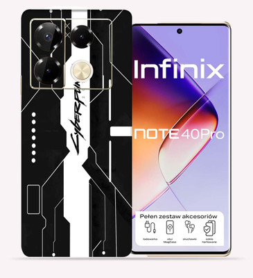 OggyBaba Infinix Note 40 pro 5g Mobile Skin(Black Cyberpunkh)