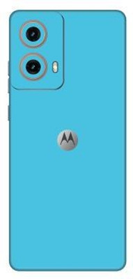 Vcare GadGets MOTOROLA G85 5G Mobile Skin(Blue Satin)