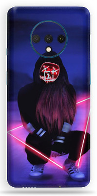 AsSkin Oneplus 7T Mobile Skin(Atitude Girl Mobile Skin WIth High Matte Finish)