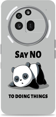 SkinoMania Nothing phone 3A Pro 5G Premium Vinyl Mobile Skin (Multicolor) Mobile Skin(Say No Panda)