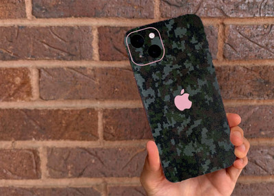 BugguSkin APPLE iPhone 15 Plus Mobile Skin(black and green)