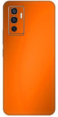 Vcare GadGets Y75 Metallic Orange Shining Back Side Premium Mobile Skin(Metallic Orange Shining)