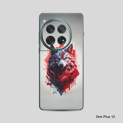 VYBE The Smart Choice One Plus 12 Animal Mobile Skin Mobile Skin(Red Brown 19)