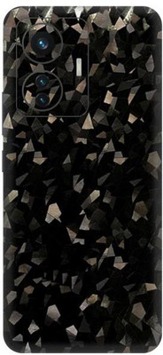 Vcare GadGets iQOO Z6 Pro 5G Mobile Skin(Black Diamond Crystal)
