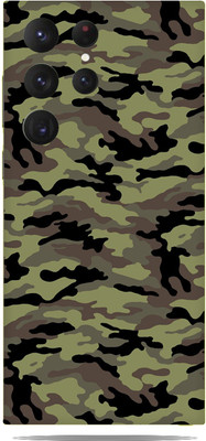 WeCre8 Skin's samsung s23 ultra Mobile Skin(Camo_Military-Green Multicolor Skin)