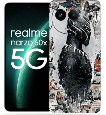 OggyBaba Realme Narzo 60X 5g Mobile Skin(Comic Panther)