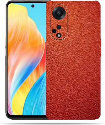 BugguSkin Oppo f23 5g Mobile Skin(Ultra Red Leather Skin With High Matte Finish.)