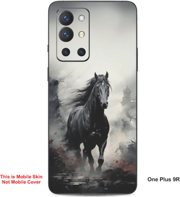 VYBE The Smart Choice One Plus 9R Horse Embossed Mobile Skin(Star Dust 27)