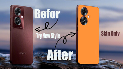 mtool OPPO F25 Pro 5G Skin Sticker Mobile Skin(Orange)