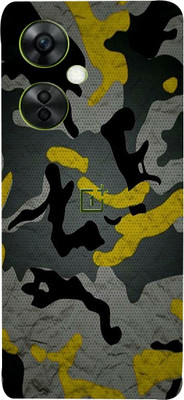 AsSkin One Plus Nord Ce3 Lite 5g, one plus nord ce3 lite 5g Mobile Skin(Ultra Super Military Yellow Camoflage With High Matte Finish.)