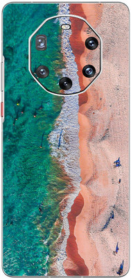 FCS Huawei Mate 40 RS Porsche Printed Back skin Mobile Skin(Aerial View Beach)