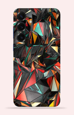 OggyBaba OggyBaba Sumsung Galaxy S25 Plus 5g Mobile Skin(Polygon-Red)