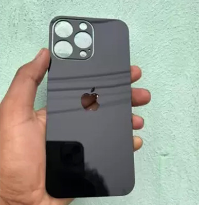 GPTECK IPHONE 14 PRO BACK SKIN ACRYLIC SHEET Mobile Skin(Black)