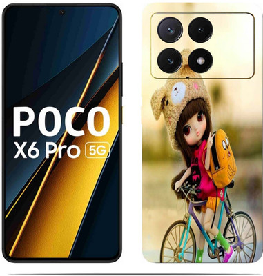 LAMHA POCO X6 PRO 5G Mobile Skin(Ultra Super Cream Skin With HiighQuality MatteFinish_thanksS)