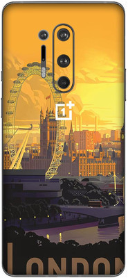 wrap craft ONEPLUS 8 PRO Premium Vinyl Mobile Skin(Multicolor)
