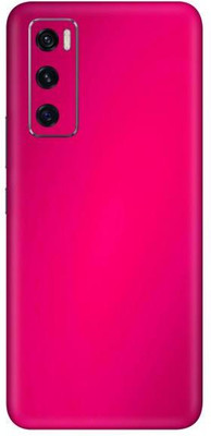 Vcare GadGets Vivo V20 SE Mobile Skin(Metallic Pink Shining)