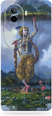 SkinoMania vivo v40e 5g Premium Vinyl Mobile Skin (Multicolor) Mobile Skin(Krishna Ji Govardhan)