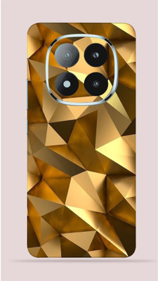 OggyBaba OggyBaba Redmi Note 14 pro 5g Mobile Skin(Golden-poly)