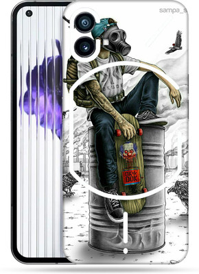 WeCre8 Skin's Nothing Phone 1 Mobile Skin(Skate Toxic Multicolor Mobile Skin With Cleaning Wipe)