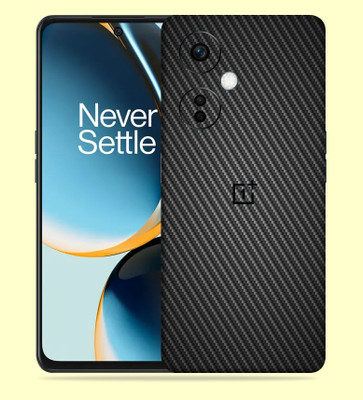 SkinoMania OnePlus Nord CE 3 Lite 5G Mobile Skin(Black-CF)