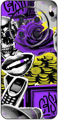SKINFACTORY VIVO X200 PRO 5G Premium Vinyl BACK Mobile Skin(Multicolor)