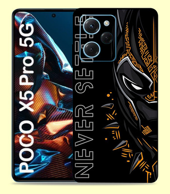 WeCre8 Skin's Xiaomi Poco X5 Pro 5G Mobile Skin(Panther Never Settle Multicolor Mobile Skin)